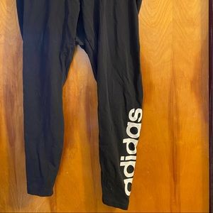 Adidas workout leggings black like new.  Only work a few times.